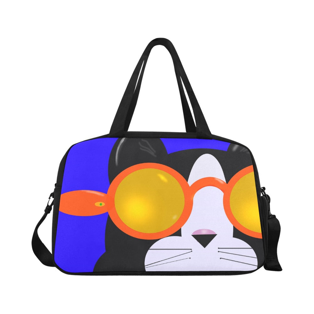 Cool Cat Travel Tote with Shoe Storage