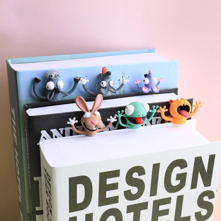 3D Animal Bookmark – Cute Reading Gift for Kids &amp; Book Lovers - Polendo Design 3d animal bookmark