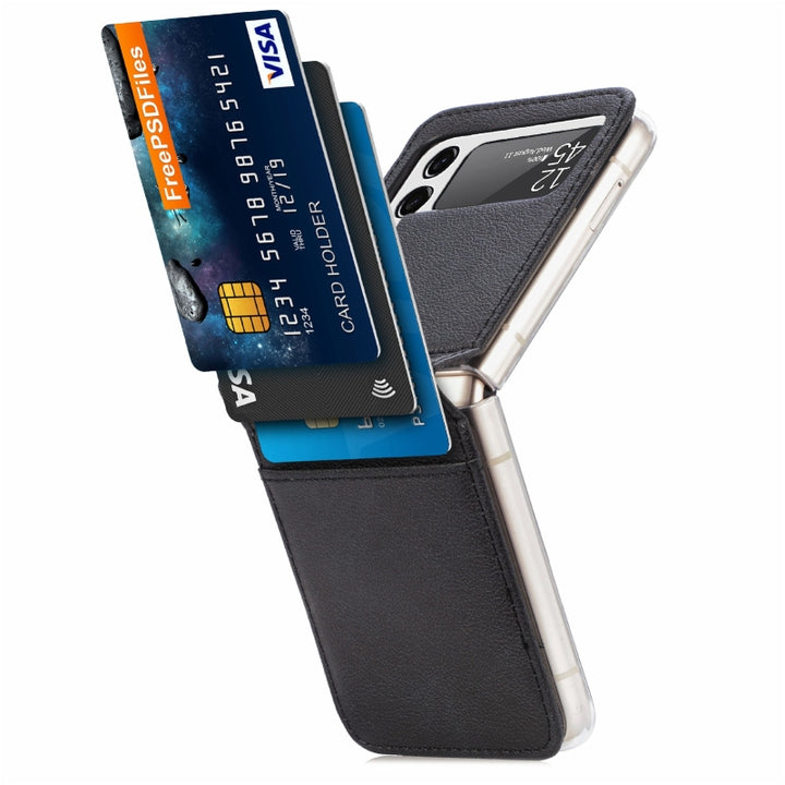 Folding Leather Shockproof Phone Case for Samsung Galaxy Z Flip3 - Polendo Design