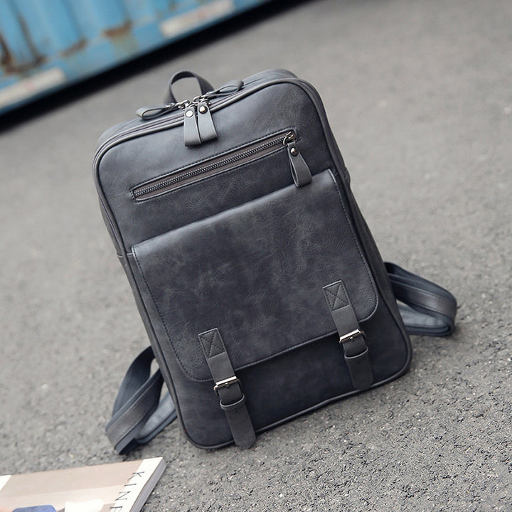 Vintage Leather Backpack for Men