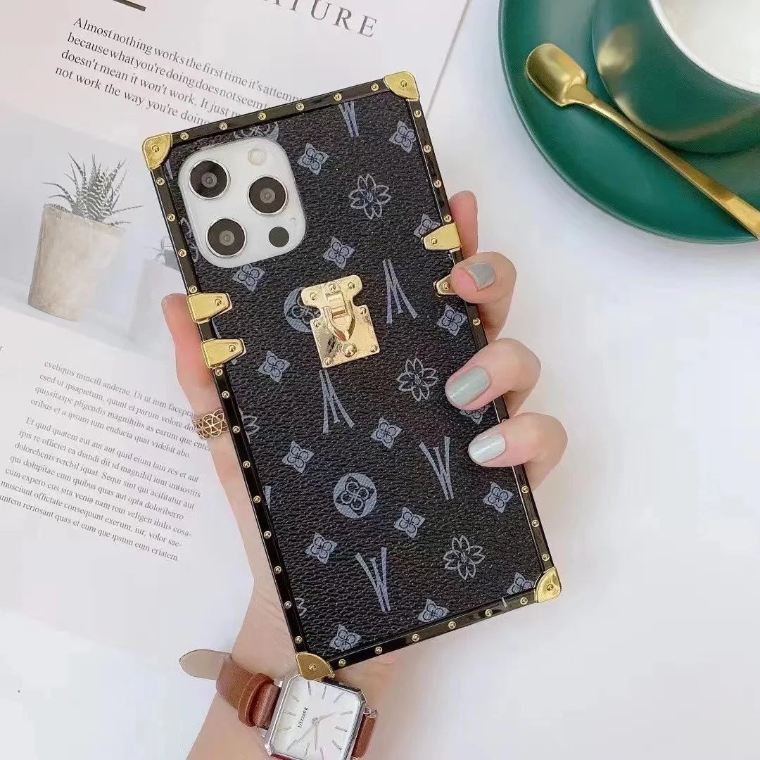 Luxury Treasure Chest Trunk Phone Case for iPhone - Polendo Design