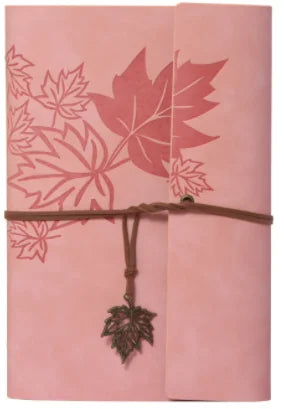 Vintage Refillable Maple Leaf Leather Journal