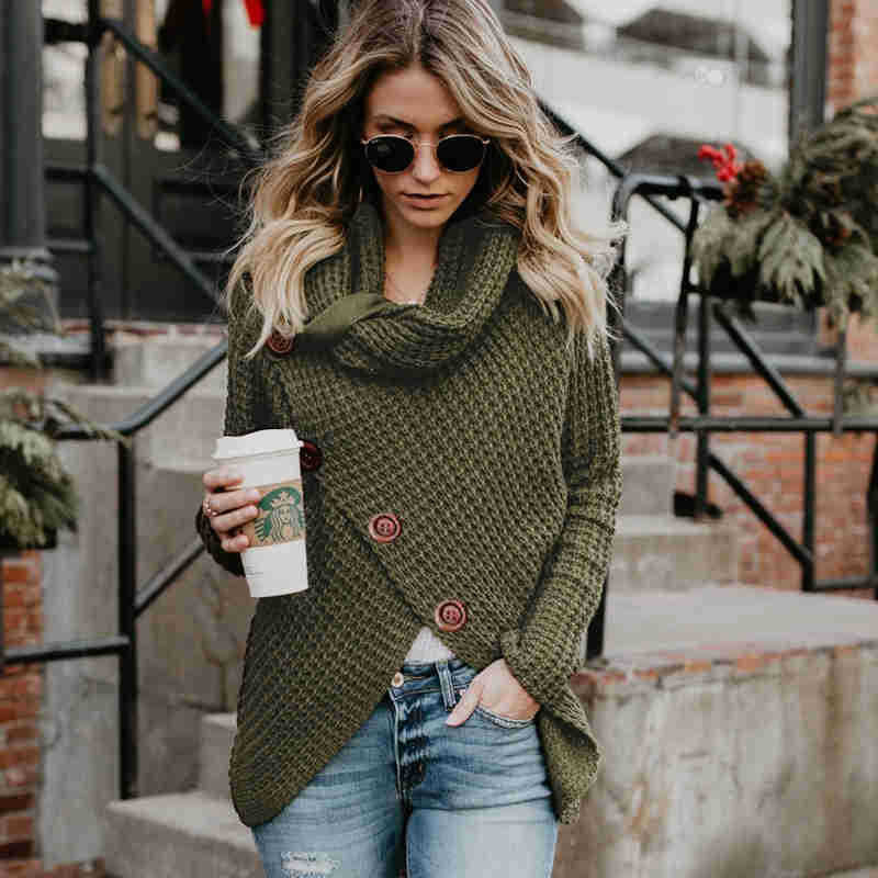 Soft White Cashmere Turtleneck Sweater for Women