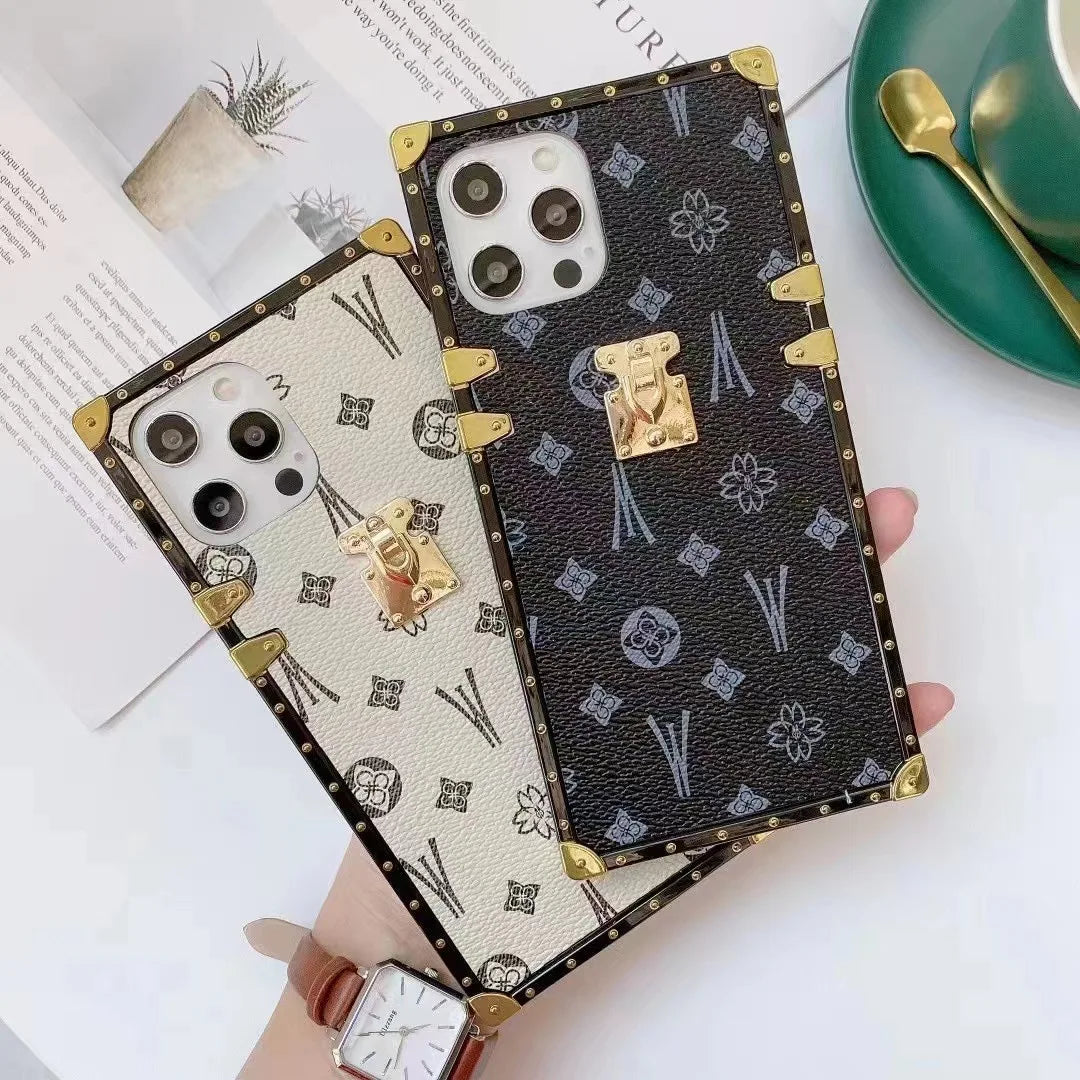 Luxury Treasure Chest Trunk Phone Case for iPhone - Polendo Design