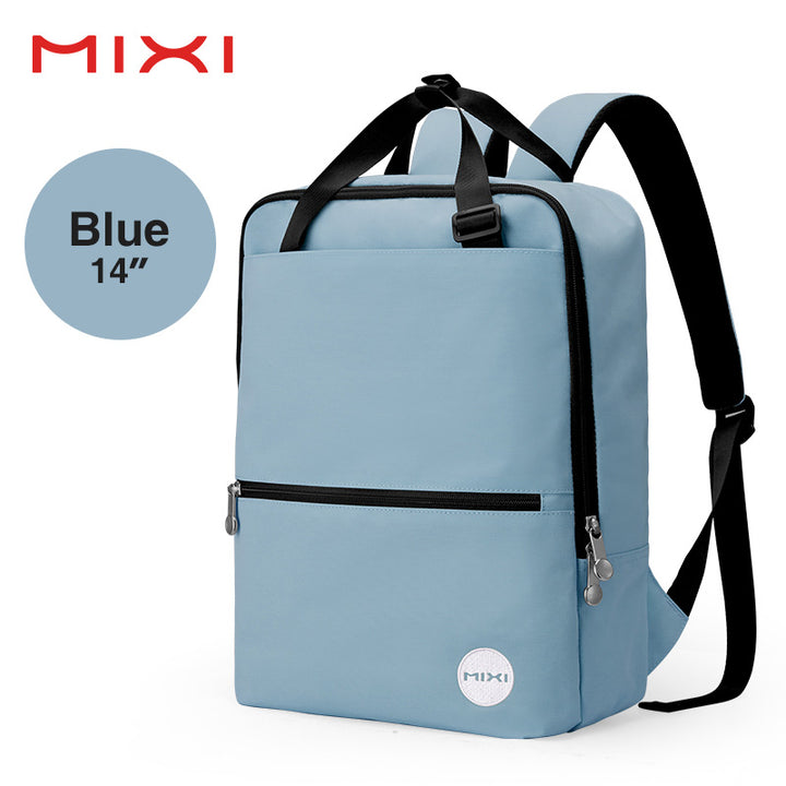 Square Round Pink Backpack Leisure School Travel Bag