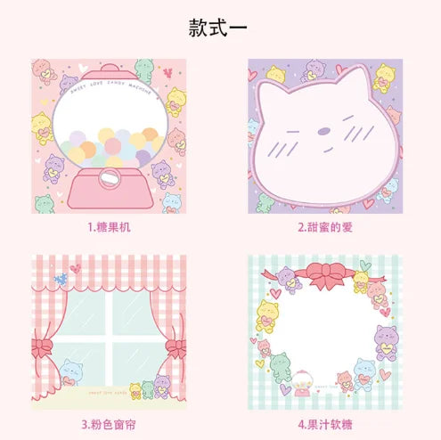 Stationery Memo Notepad Kawaii Party