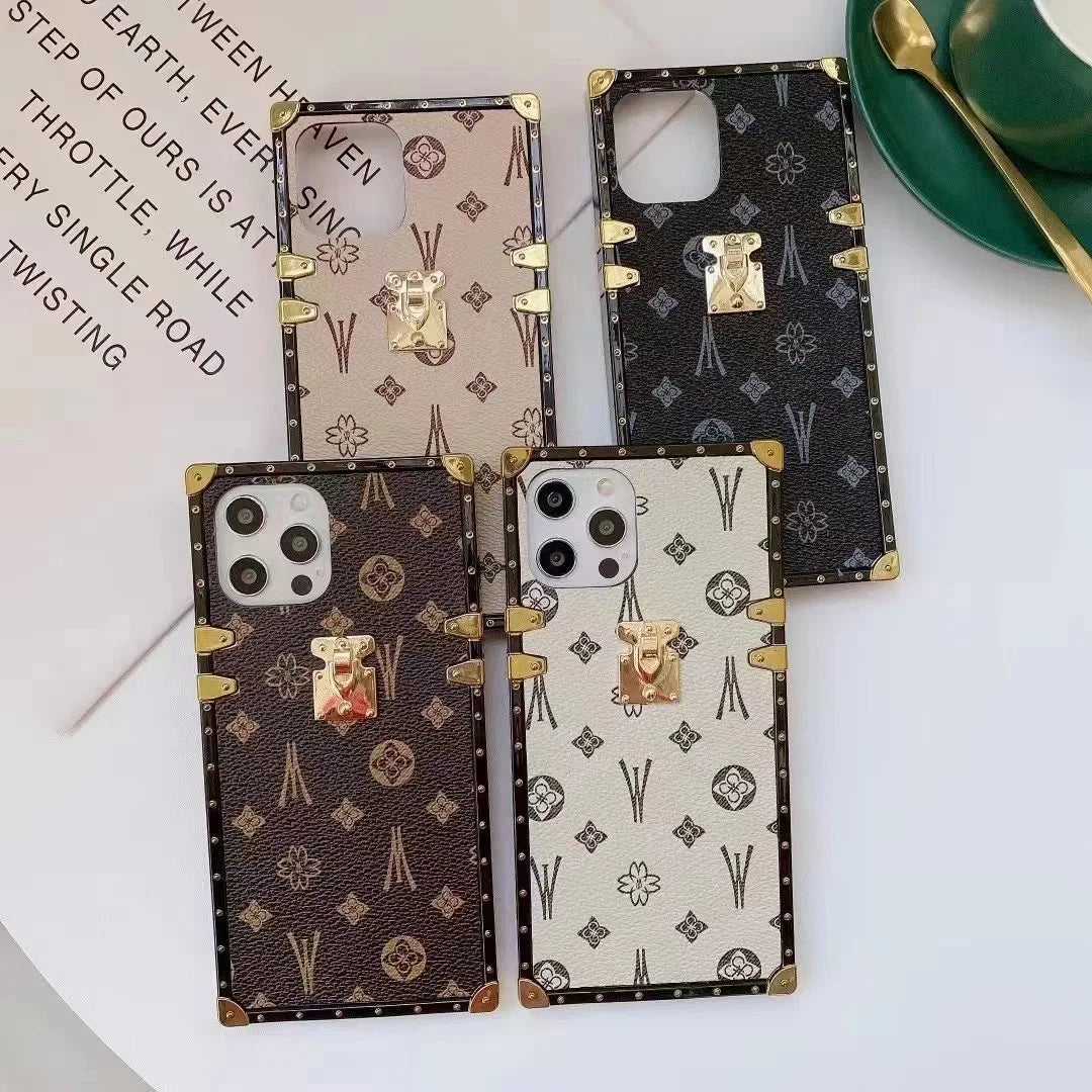 Luxury Treasure Chest Trunk Phone Case for iPhone - Polendo Design