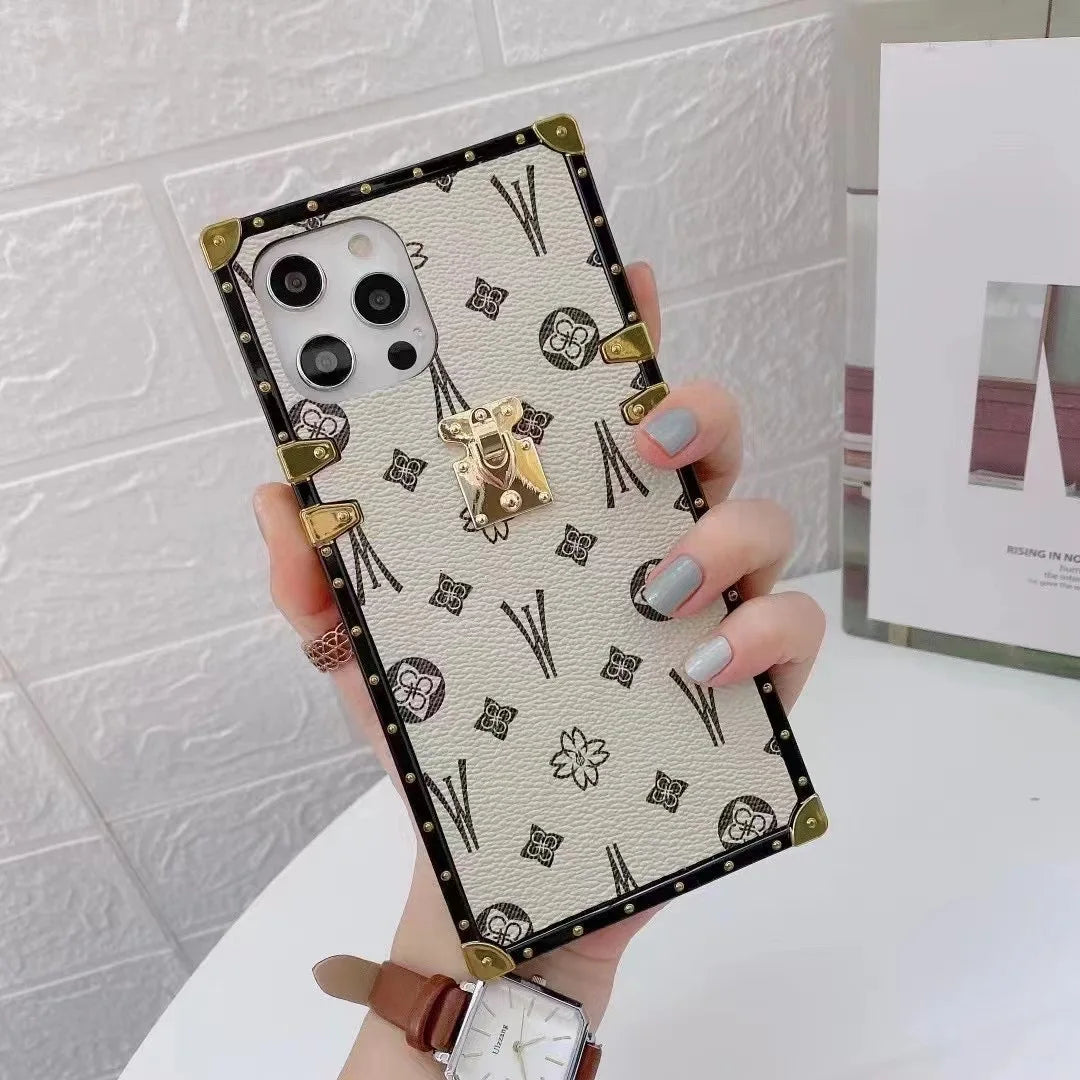 Luxury Treasure Chest Trunk Phone Case for iPhone - Polendo Design