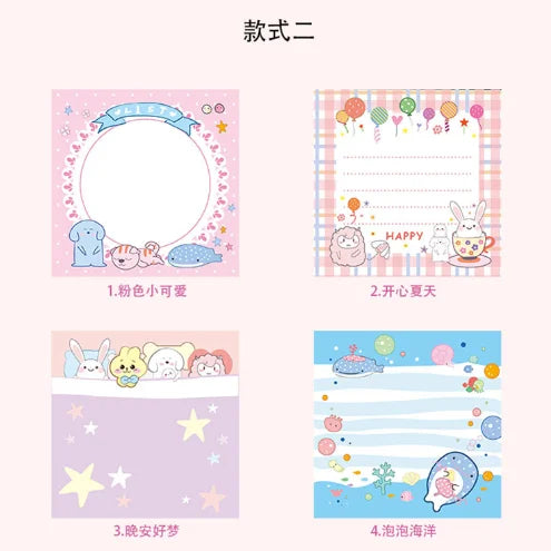 Stationery Memo Notepad Kawaii Party