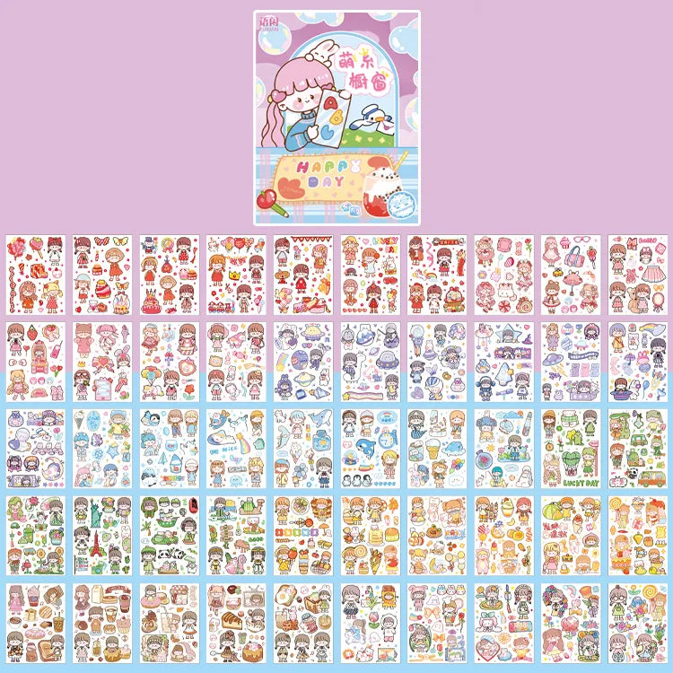 Decorative Stationery Stickers Colorful Dream