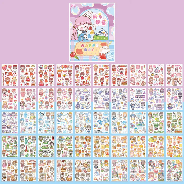Decorative Stationery Stickers Colorful Dream