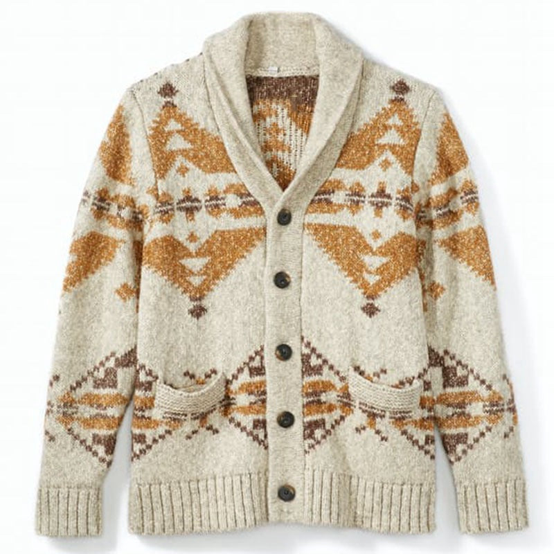 Men’s Classic Button Up Knit Sweater Cardigan