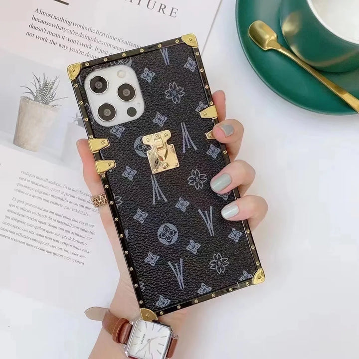 Luxury Treasure Chest Trunk Phone Case for iPhone - Polendo Design