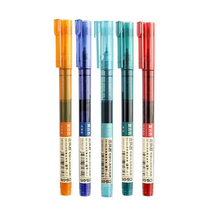 8-Color Liquid Gel Pen Set – 0.5mm Rollerball Pens for School &amp; Office - Polendo Design 8 color gel pen set