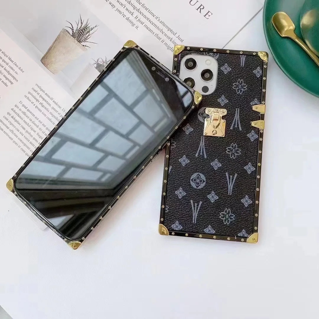Luxury Treasure Chest Trunk Phone Case for iPhone - Polendo Design