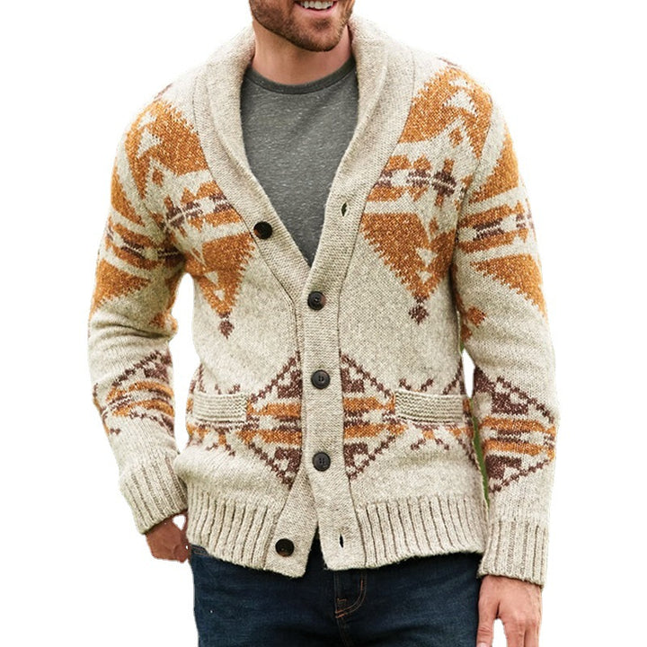 Men’s Classic Button Up Knit Sweater Cardigan