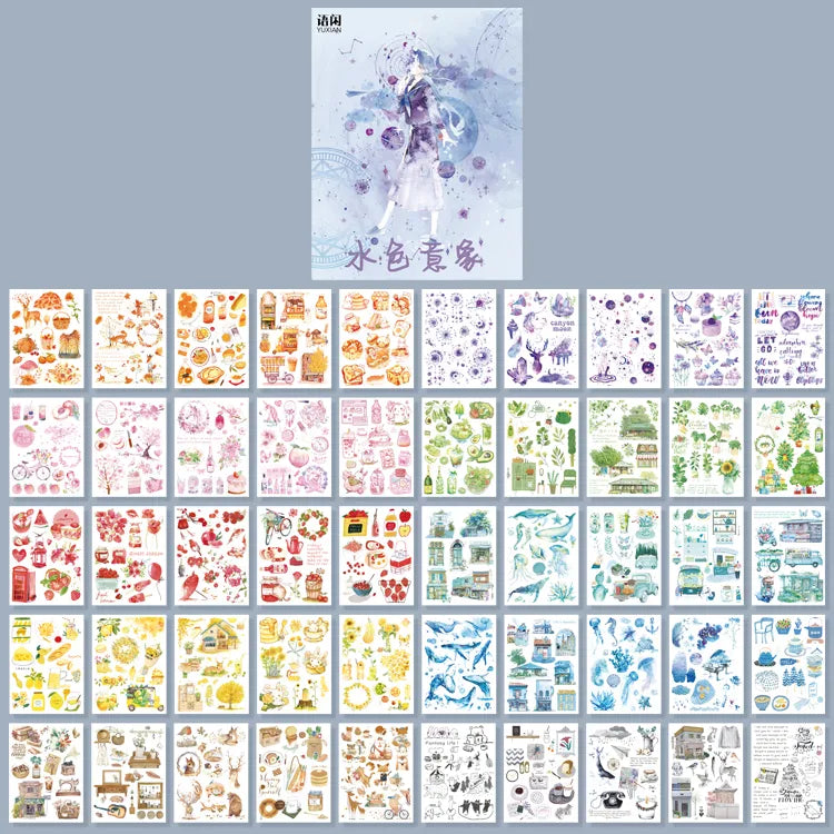 Decorative Stationery Stickers Colorful Dream