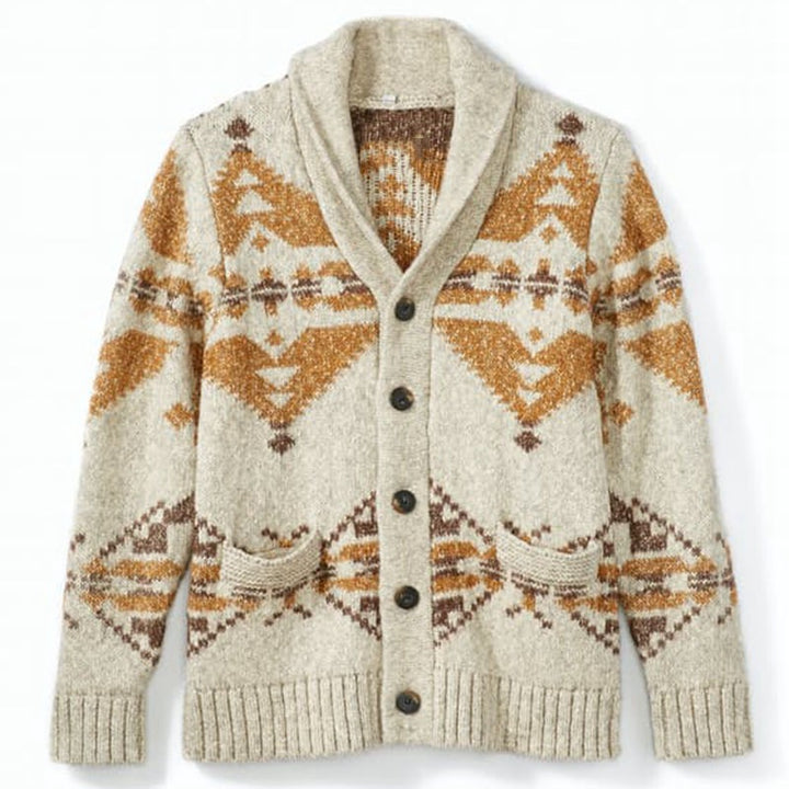 Men’s Classic Button Up Knit Sweater Cardigan