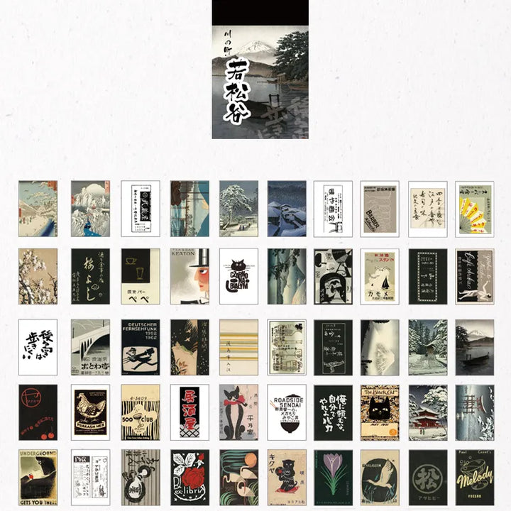 366 Pcs/Natural Scenery Stationery Stickers Book