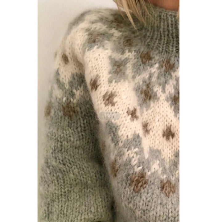 Ladies High Neck, Knitted Sweater
