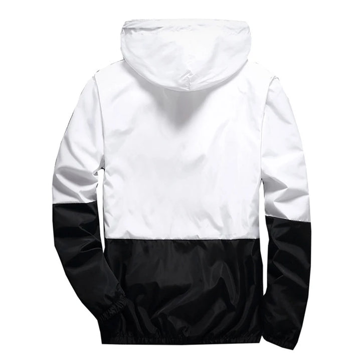 Men Hooded Windbreaker Streetwear Jacket