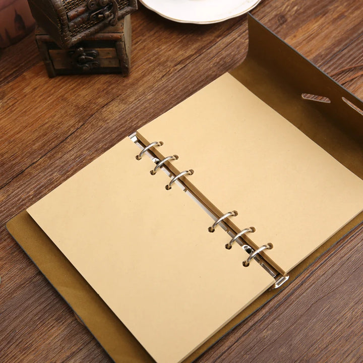 Travel Leather Journal with Anchor Band