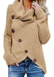 Soft White Cashmere Turtleneck Sweater for Women