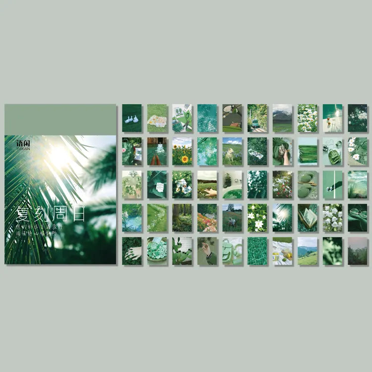 366 Pcs/Natural Scenery Stationery Stickers Book