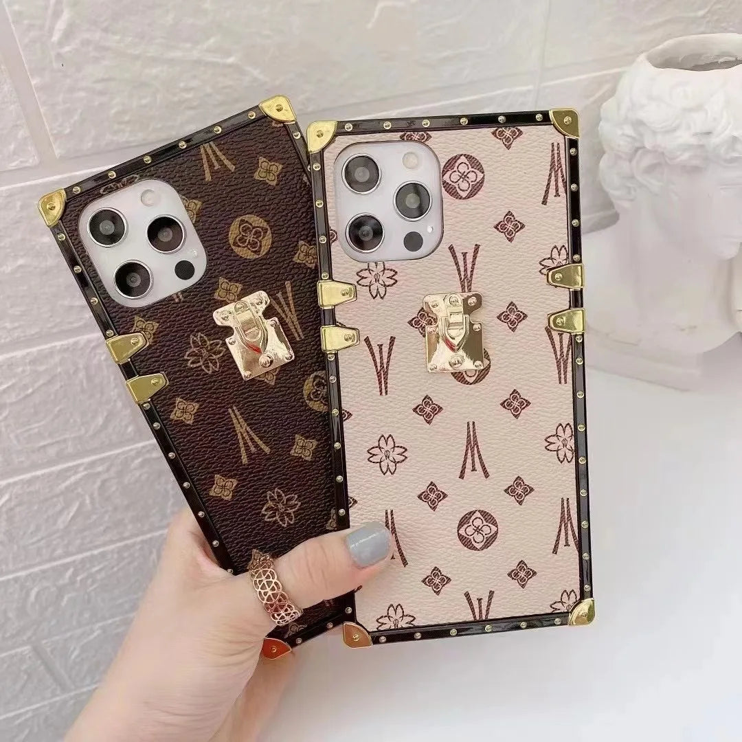 Luxury Treasure Chest Trunk Phone Case for iPhone - Polendo Design