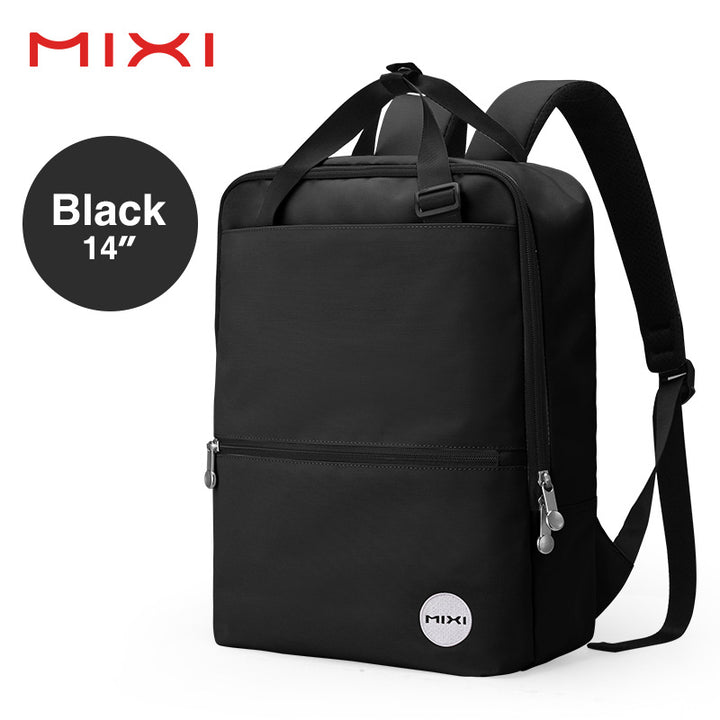 Square Round Pink Backpack Leisure School Travel Bag