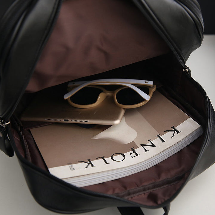 Vintage Leather Backpack for Men