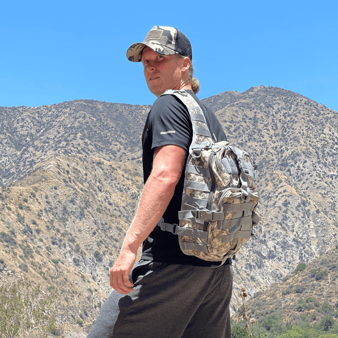 Tactical 15L Sling Backpack with Molle System