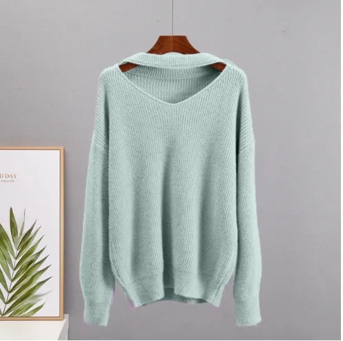 Soft Loose Knitted Cashmere Sweater