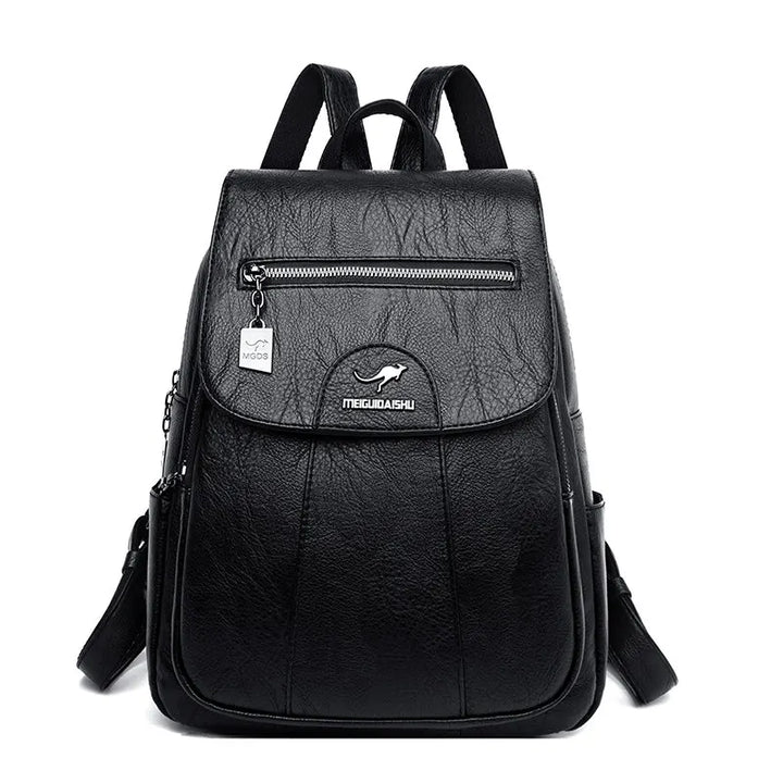 Timeless Vintage Leather Backpack for Women on the Go
