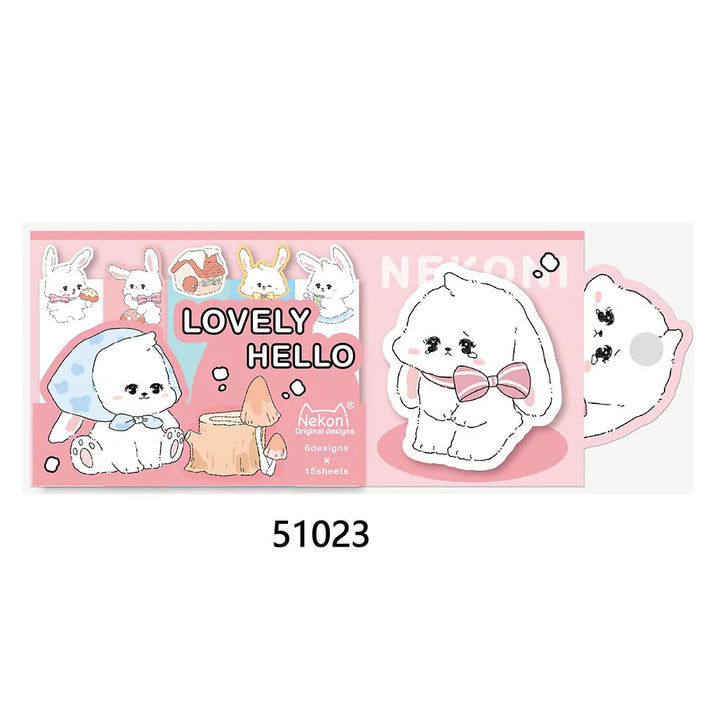 Novelty Hamster Pig Panda Memo Sticky Pad