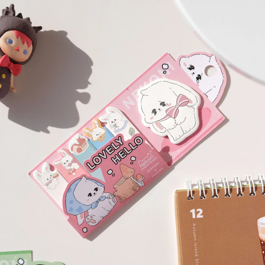 Novelty Hamster Pig Panda Memo Sticky Pad