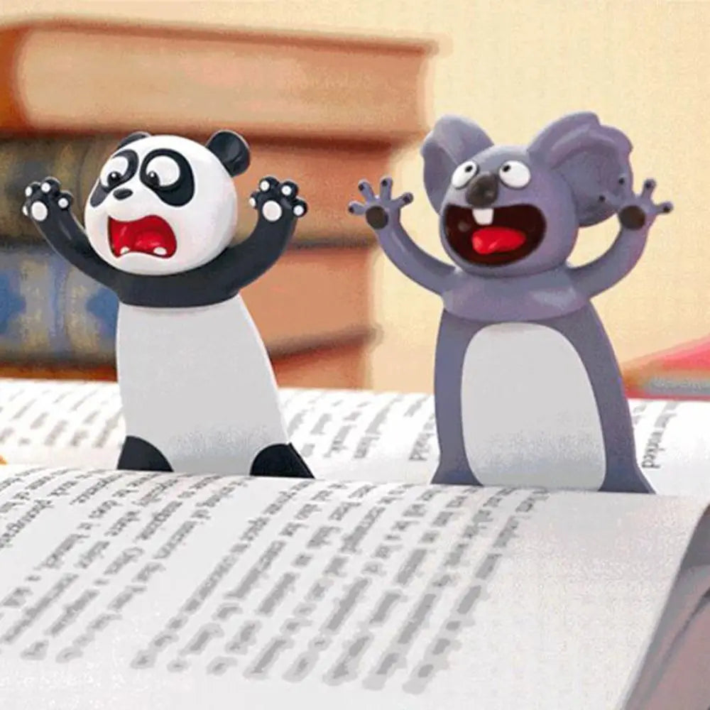 Cartoon Animal Bookmarks Set – Ocean Series - Polendo Design cartoon animal bookmarks
