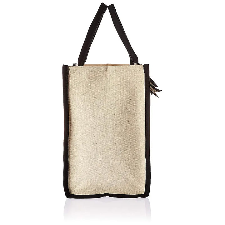 Canvas Tote Bag for Women – Letter Design - Polendo Design canvas tote bag for women