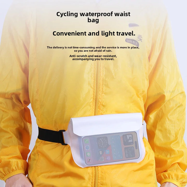 Cycling Waterproof Phone Waist Pouch Touchscreen Belt Bag - Polendo Design