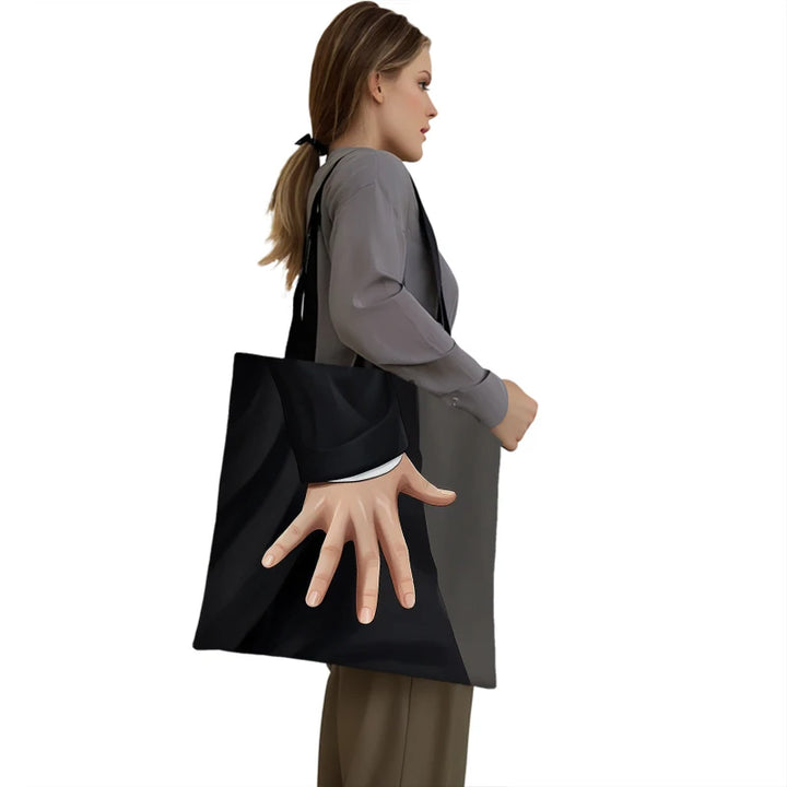 Darcy Hand Flex Art Print Tote Bag for Women - Polendo Design