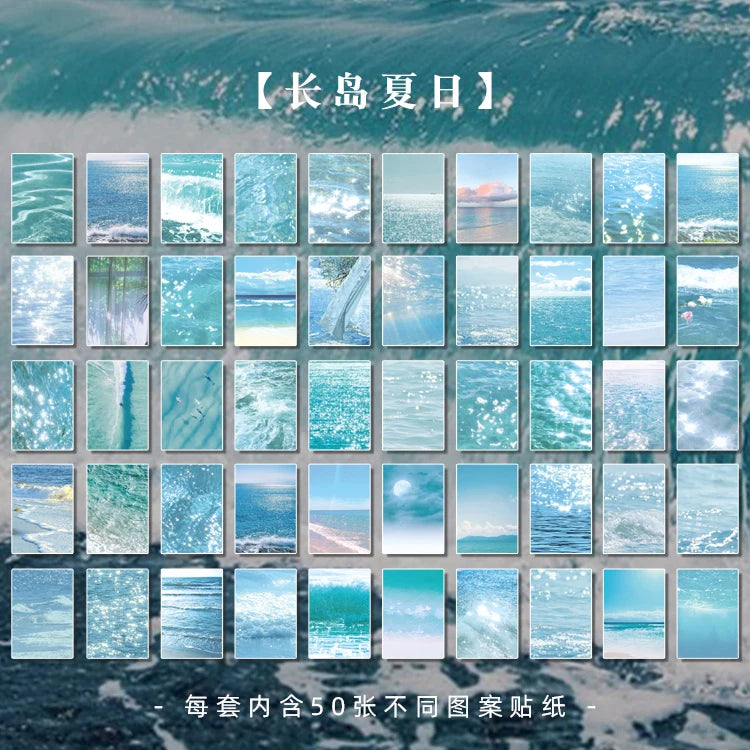 366 Pcs/Natural Scenery Stationery Stickers Book
