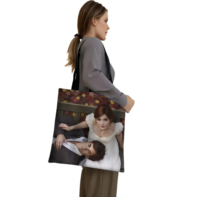 Darcy Hand Flex Art Print Tote Bag for Women - Polendo Design