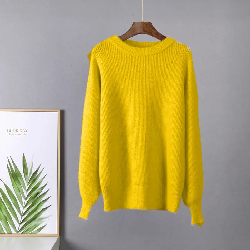 Soft Loose Knitted Cashmere Sweater