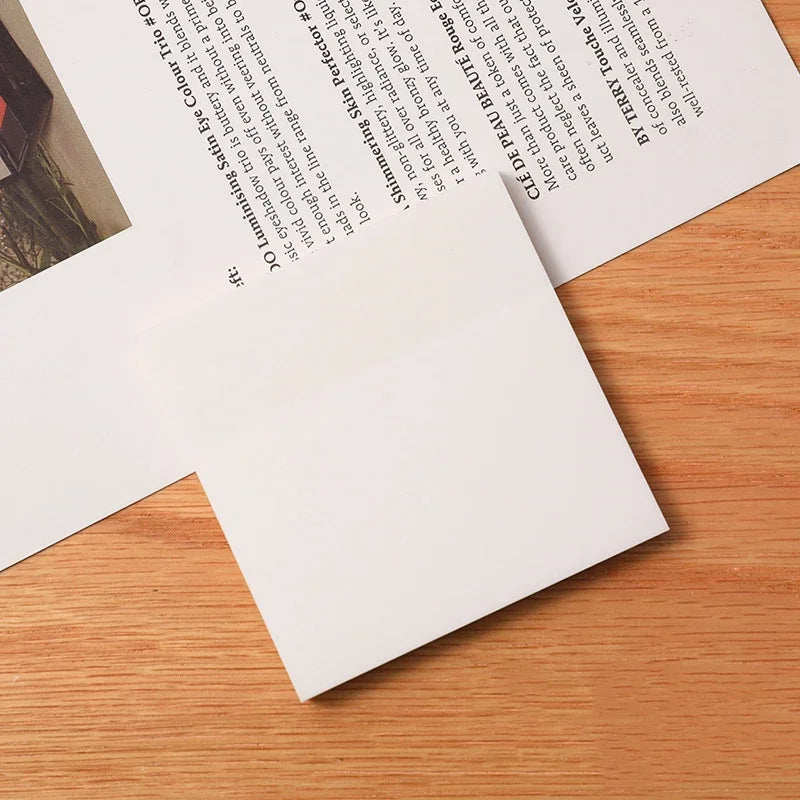 Innovative Transparent Waterproof Sticky Notes, 50 Sheets