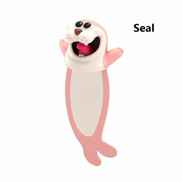 Cartoon Animal Bookmarks Set – Ocean Series - Polendo Design cartoon animal bookmarks