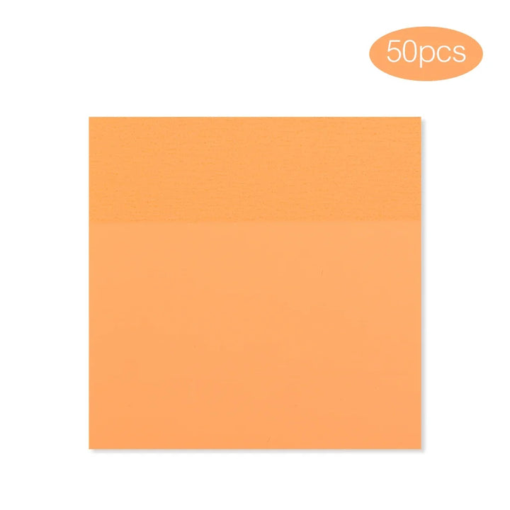 Innovative Transparent Waterproof Sticky Notes, 50 Sheets