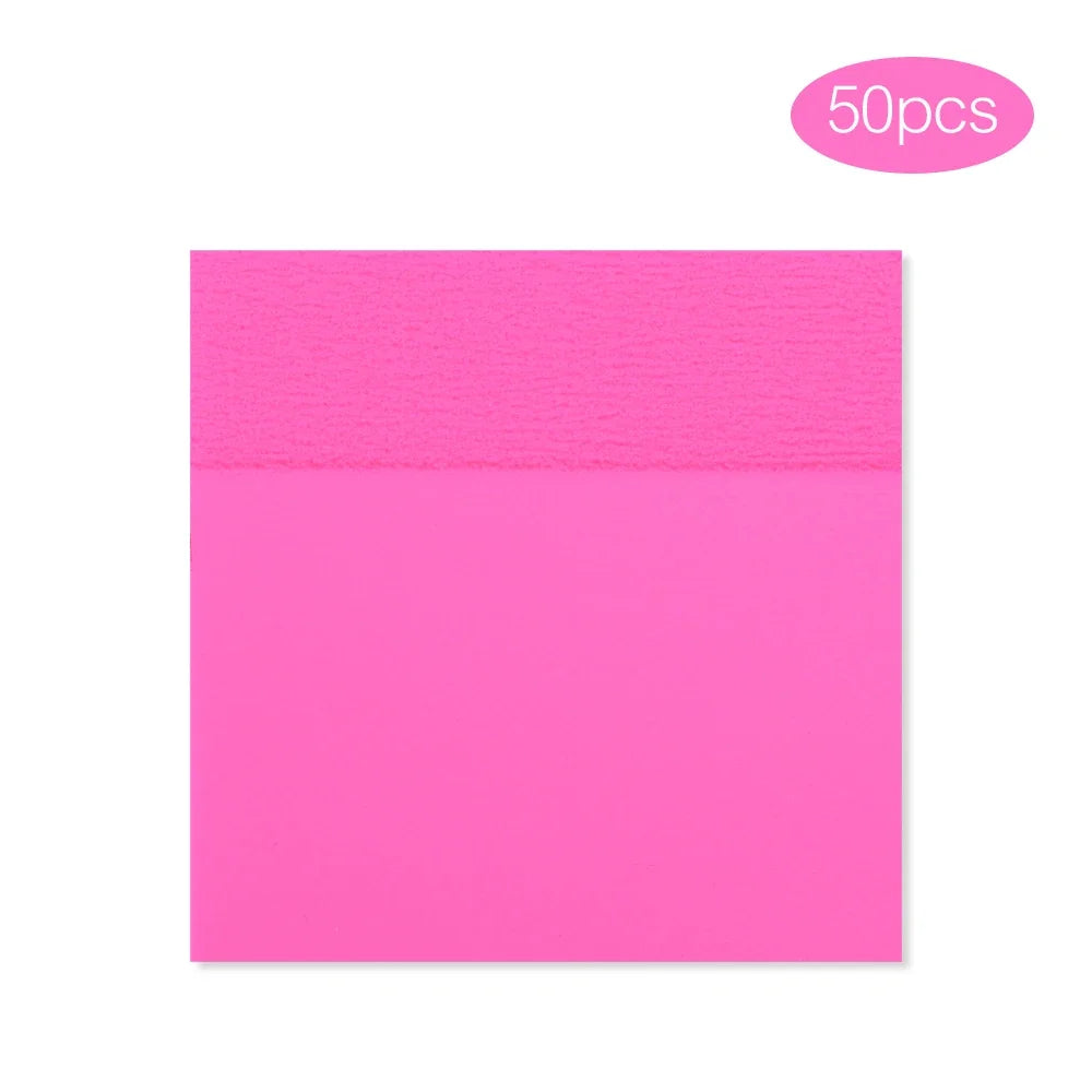 Innovative Transparent Waterproof Sticky Notes, 50 Sheets