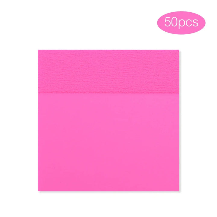 Innovative Transparent Waterproof Sticky Notes, 50 Sheets