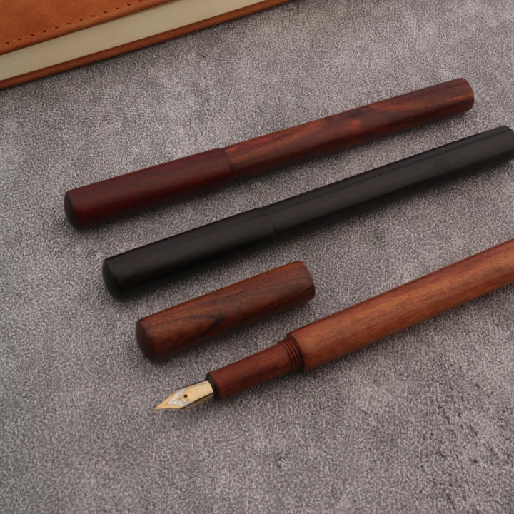 Luxury Wooden Fountain Pen for Journaling &amp; Office Writing - Polendo Design luxury wooden fountain pen