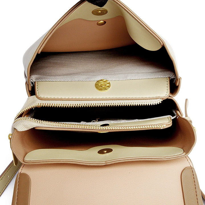 Leather Anti Theft Backpack for Women